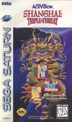 Shanghai: Triple Threat Sega Saturn