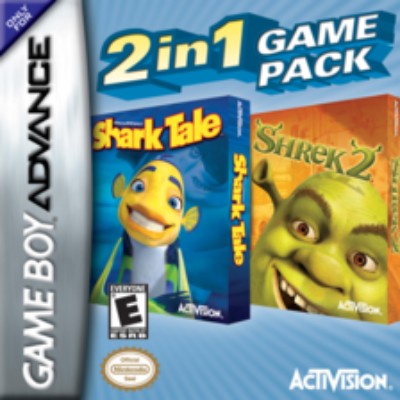 2 in 1 Game Pack: Shark Tale / Shrek 2 Game Boy Advance