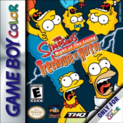 Simpsons: Night of the Living Treehouse Horror Game Boy Color