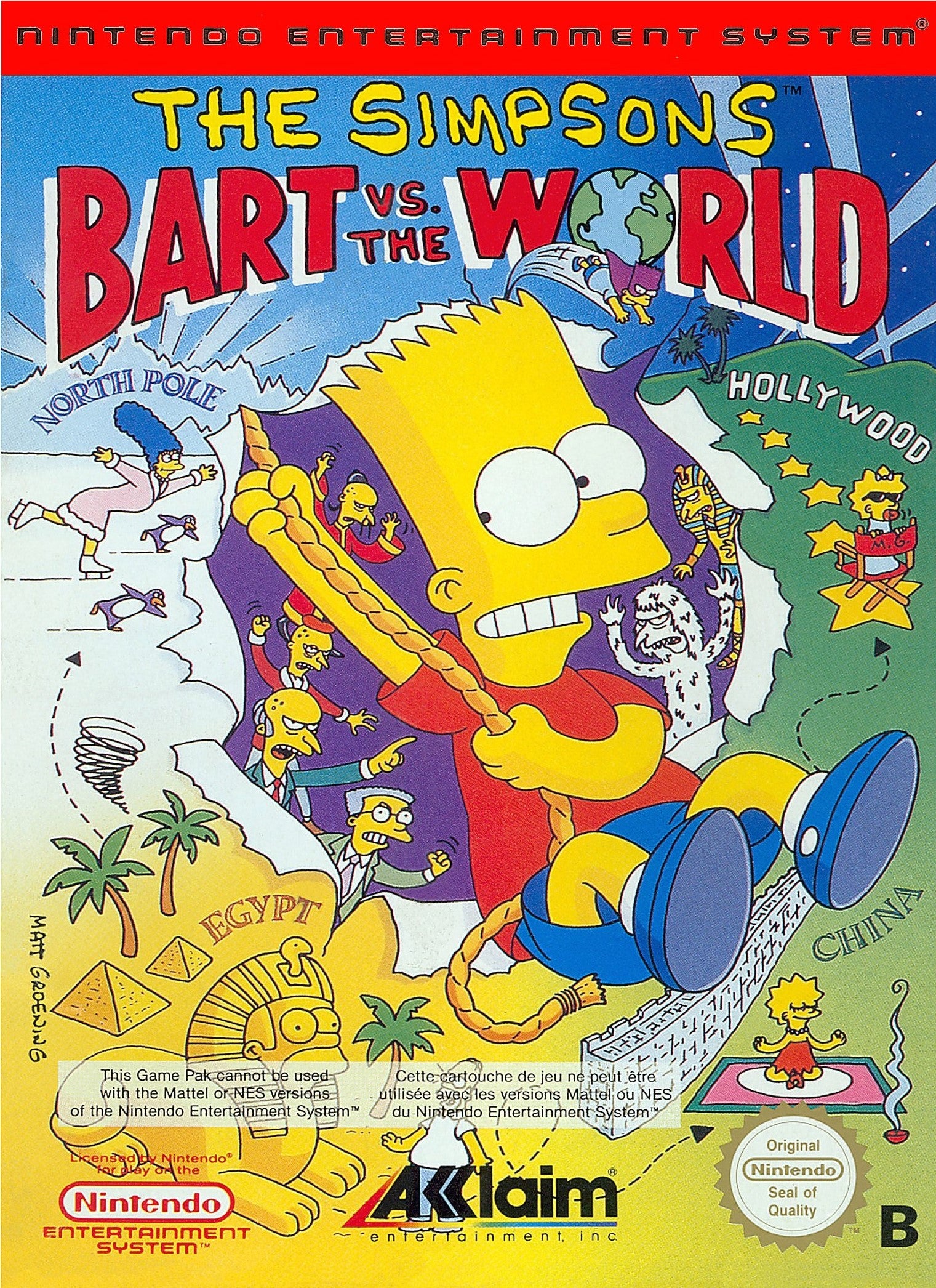 Simpsons: Bart vs. The World Nintendo Entertainment System