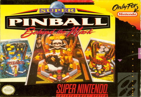Super Pinball: Behind The Mask Super Nintendo