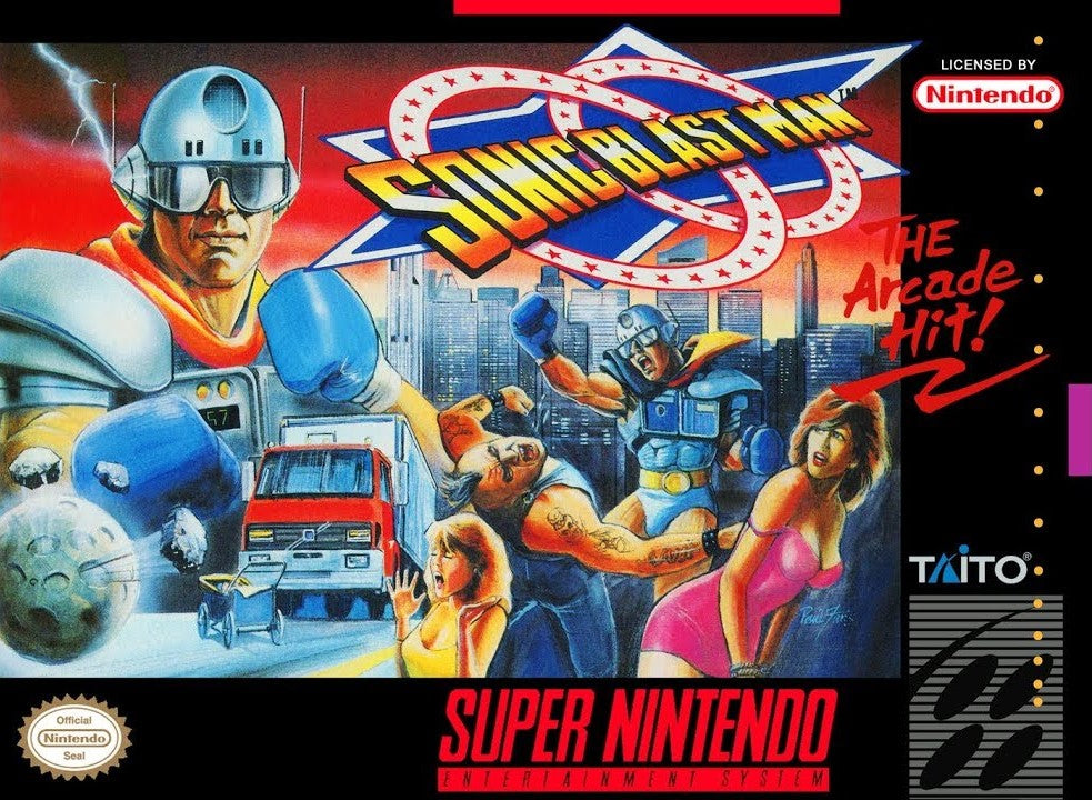 Sonic Blast Man Super Nintendo