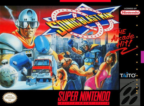 Sonic Blast Man Super Nintendo
