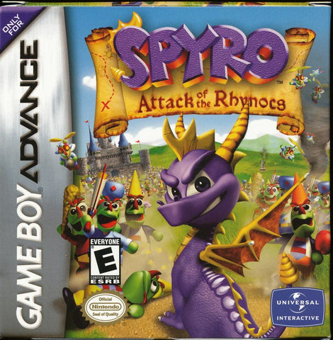 Spyro: Attack of the Rhynocs Game Boy Advance
