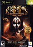 Star Wars Knights of the Old Republic II: The Sith Lords XBOX
