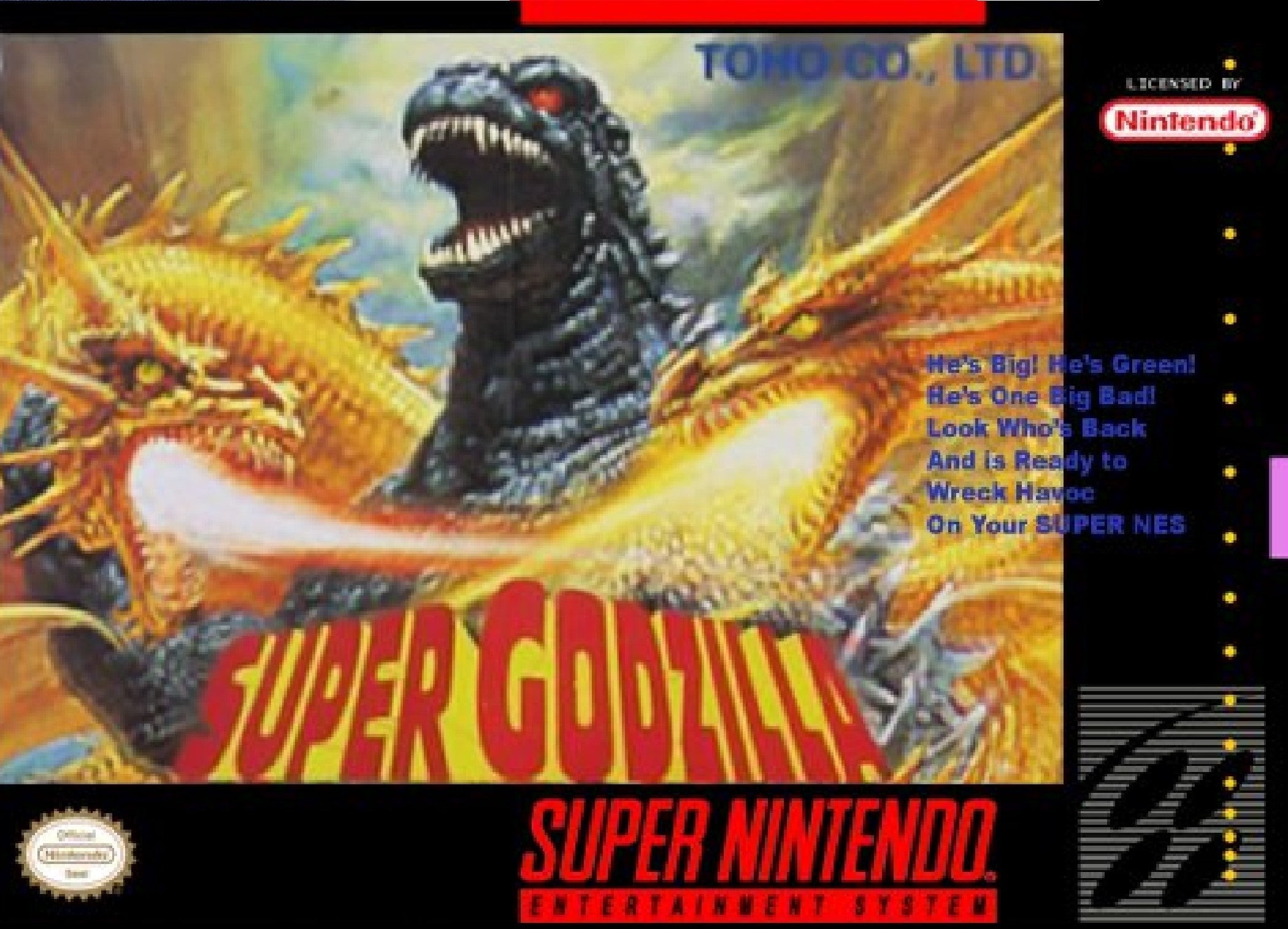 Super Godzilla Super Nintendo