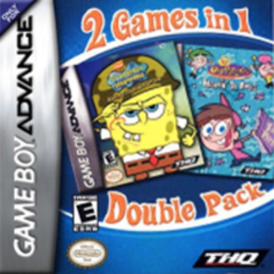SpongeBob: Battle for Bikini Bottom & Fairly Odd Parents: Breakin Da Rules Double Pack Game Boy Advance