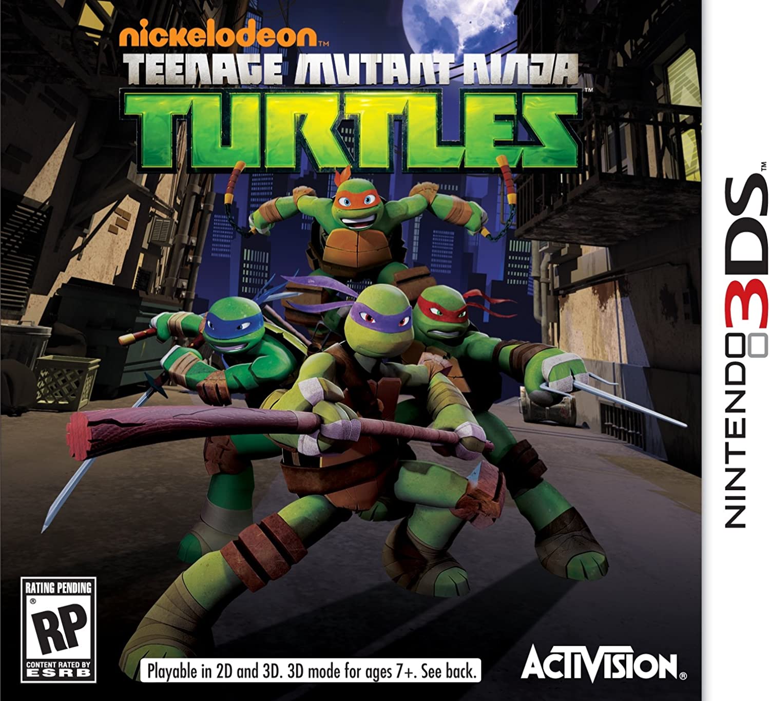 Teenage Mutant Ninja Turtles (nickelodeon) Nintendo 3DS
