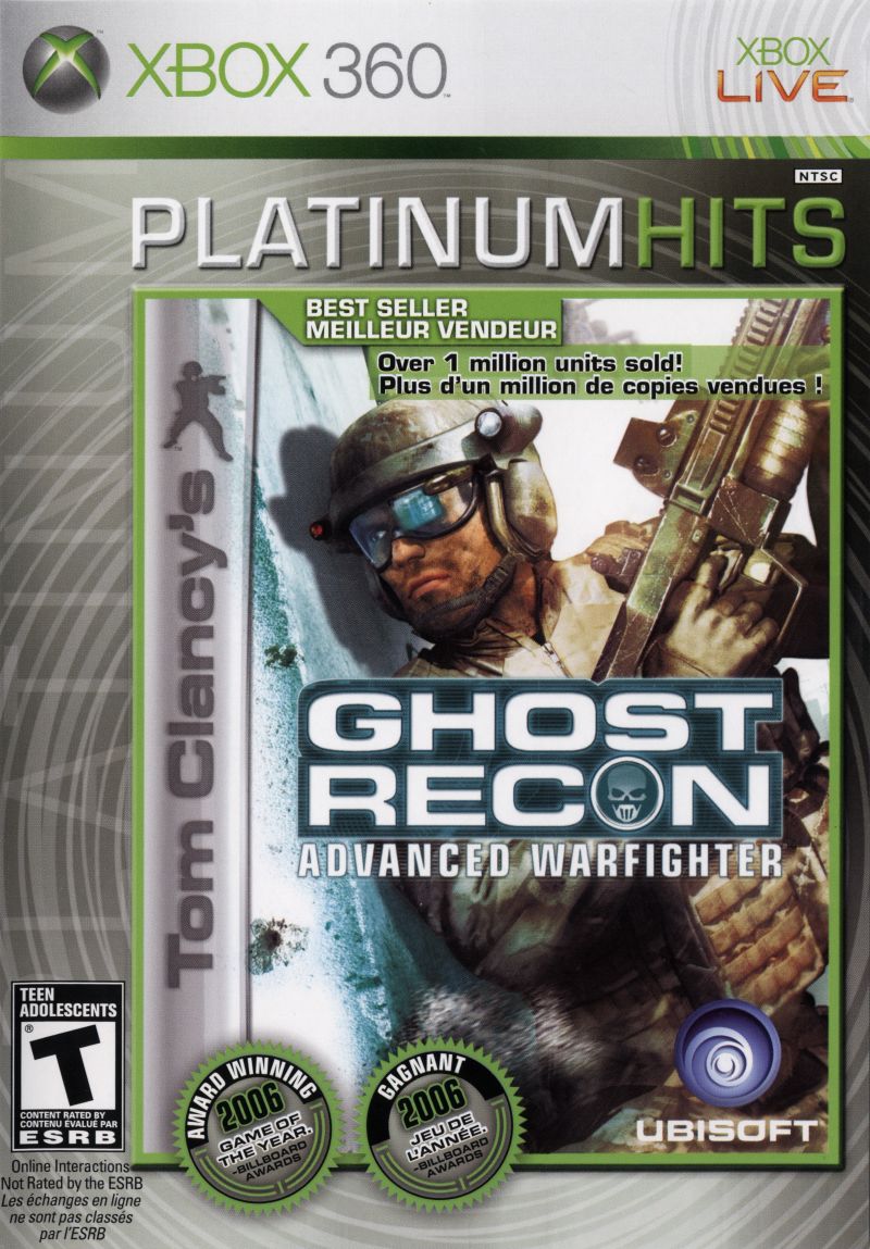 Tom Clancy's Ghost Recon: Future Soldier / Ghost Recon Advanced Warfighter 2 Double Pack (Classics) pour Xbox360, Kinect