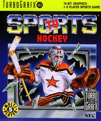 TV Sports Hockey TurboGrafx 16