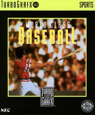 World Class Baseball TurboGrafx 16