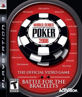 World Series of Poker 2008: Battle for the Bracelets Playstation 3